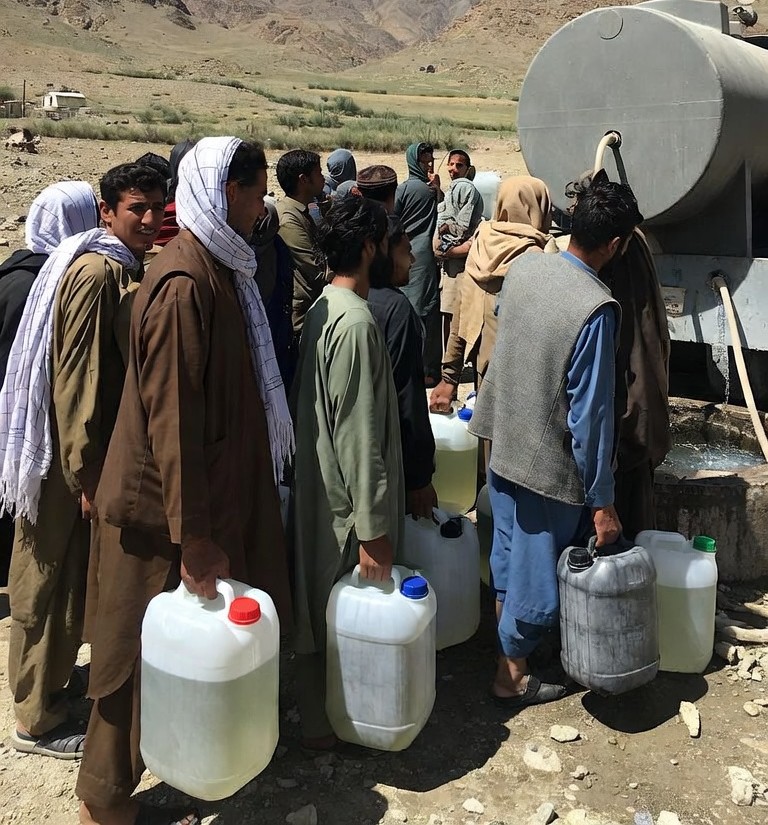 Clean water well project in Afghanistan