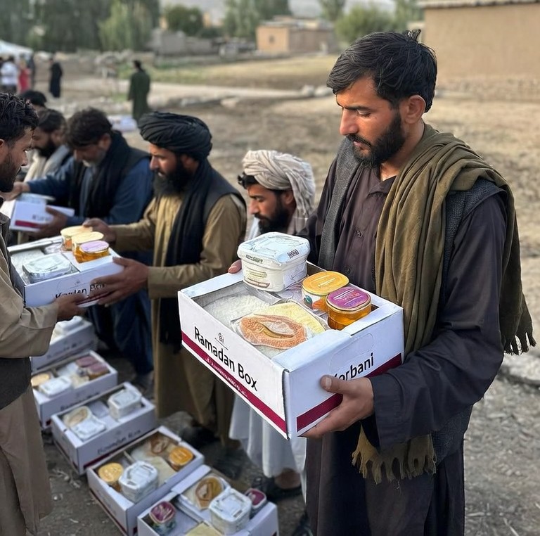 Ramadan food aid distribution